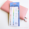 Midori Chiratto Removable Small Index Tabs - Rainbow Unnumbered