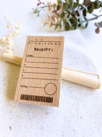 Wood Receipt Stamp