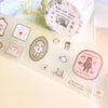 Kuboandlucy Stationery Co -  "Saturday at the Cafe" Kiss Cut P.E.T Tape