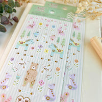 Gold-Foiled, Pastel Scandinavian Decor Stickers