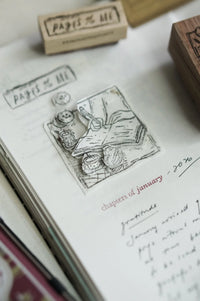 Black Milk Project - SCRIBBLES ("PAGES OF ME" Series) | Rubber Stamp