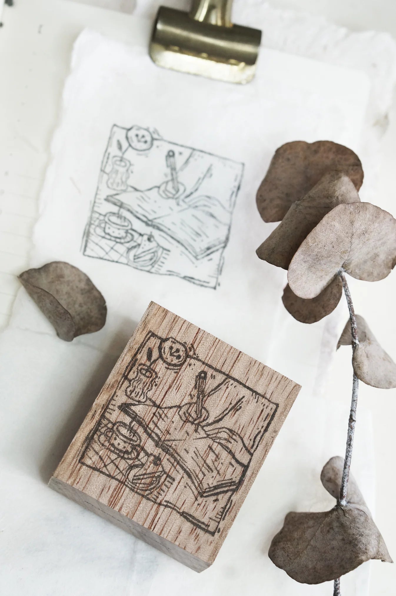 Black Milk Project - SCRIBBLES ("PAGES OF ME" Series) | Rubber Stamp