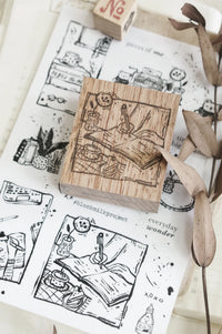 Black Milk Project - SCRIBBLES ("PAGES OF ME" Series) | Rubber Stamp