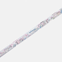 BGM - Silver-Foiled Scenic City by the Sea Washi Tape