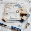 PensPaperPlanner - "Stationery Addict" Rubber Stamp