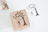 Black Milk Project - Girl on Swing Rubber Stamp