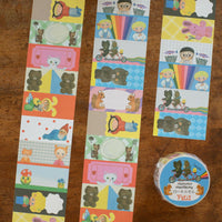 Tegamisha - TANOSHII WHIMSY ANIMALS (Marini x Monteany) | Roll Sticky Notes