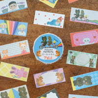 Tegamisha - TANOSHII WHIMSY ANIMALS (Marini x Monteany) | Roll Sticky Notes