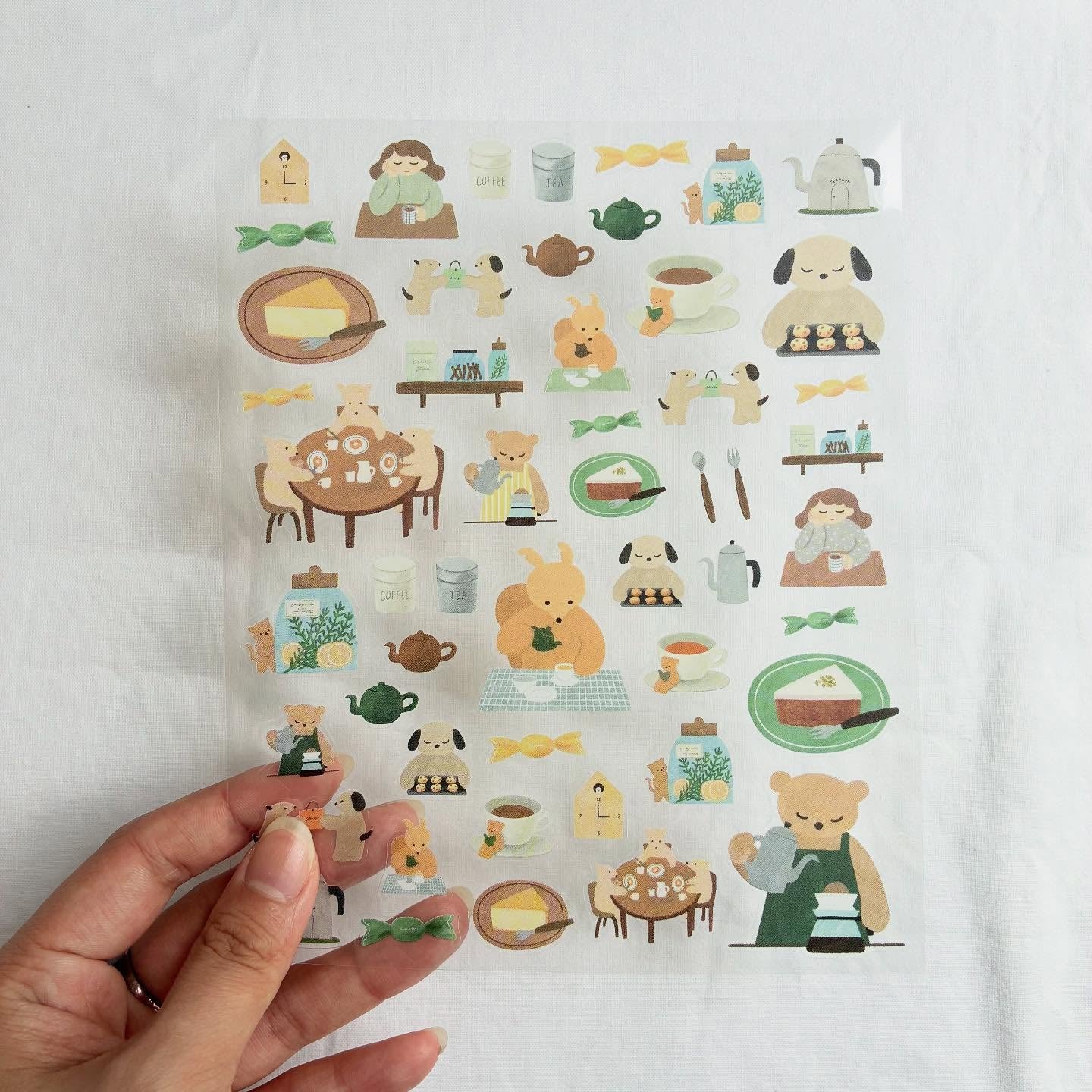 Cozyca - Mariko Fukuoka "Tea Time" Stickers