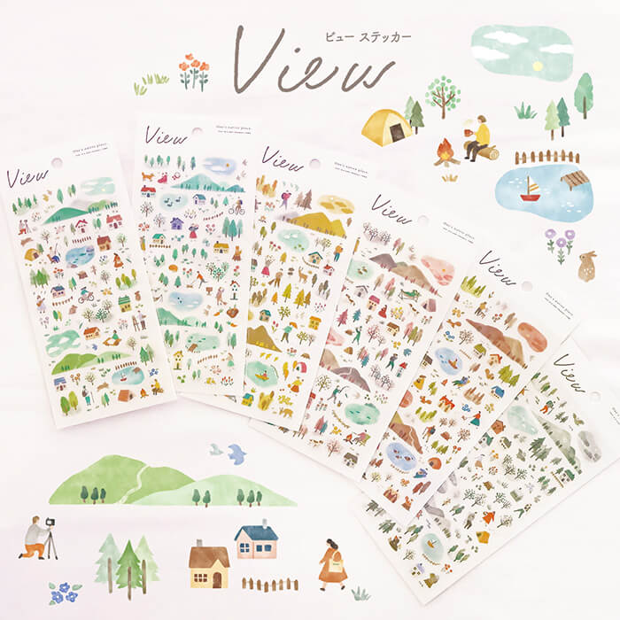 Mind Wave - View Scenic Nature Stickers (Rabbit)