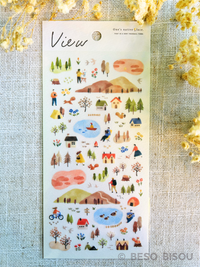 Mind Wave - View Scenic Nature Stickers (Squirrel)