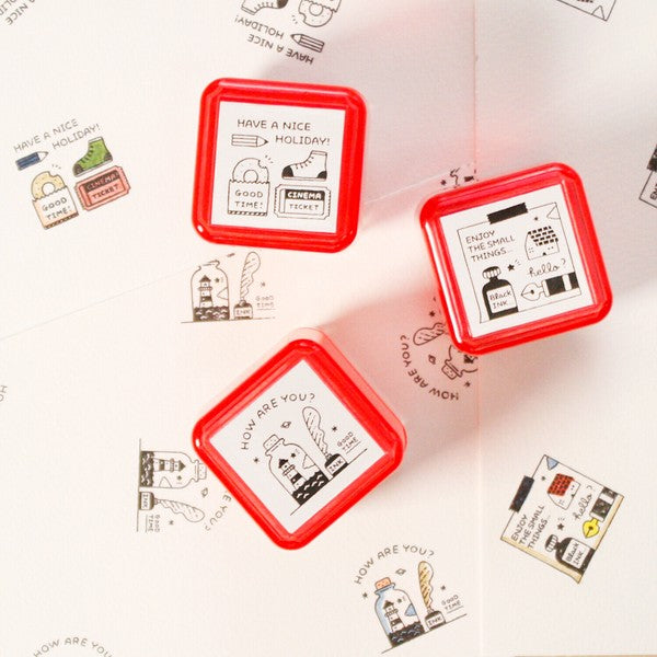 Eric Small Things x Sanby - HELLO STAMPS VOL. 3 | Self-Inking Stamp