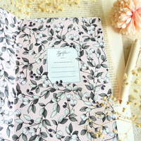 Typoflora - Waratah Linen Journal (Lined)