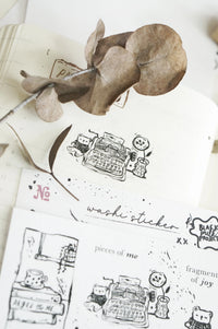 Black Milk Project - TYPEWRITER ("PAGES OF ME" Series) | Rubber Stamp