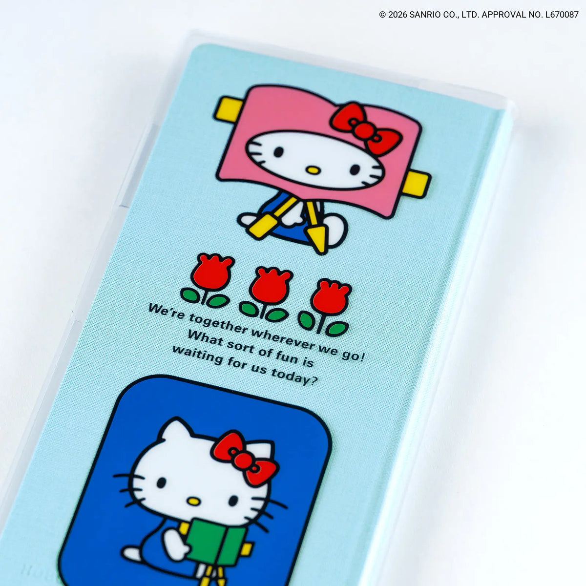 Hobonichi - HELLO KITTY WEEKS CLEAR COVER (Together Forever) | Planner Cover
