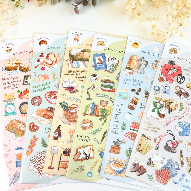 Mindwave - Choosy Life "Coffee Break" Sticker Sheet