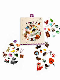 Girl of All Work - WOODLAND FRIENDS | Jumble Washi Stickers