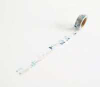 Yohaku - Vintage Blue Washi Tape (Y079)