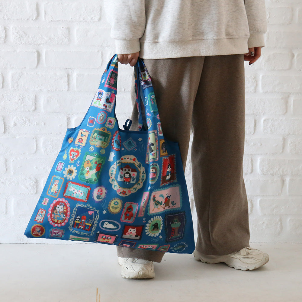 Marcs - YUMI KITAGISHI TOTE (BLUE) | Reusable Bag