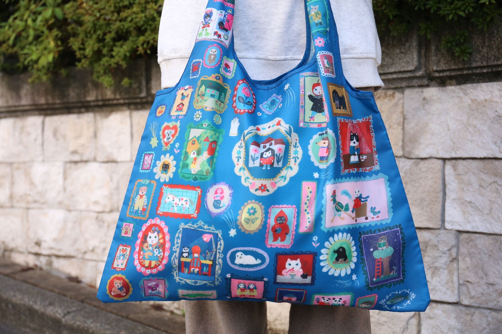 Marcs - YUMI KITAGISHI TOTE (BLUE) | Reusable Bag