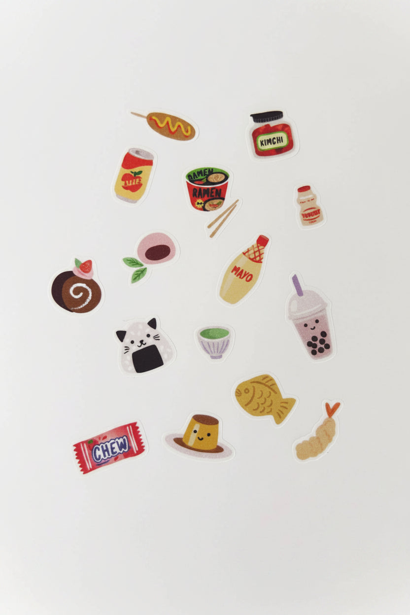 Girl of All Work - ASIAN SNACKS | Jumble Washi Stickers