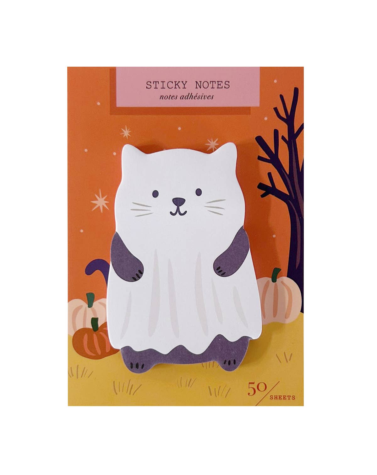 Girl of All Work - GHOST CAT | Mini Sticky Notes