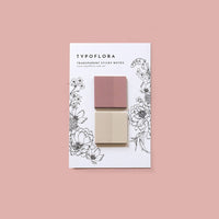 Typoflora - ROSE & ALMOND | Sticky Notes