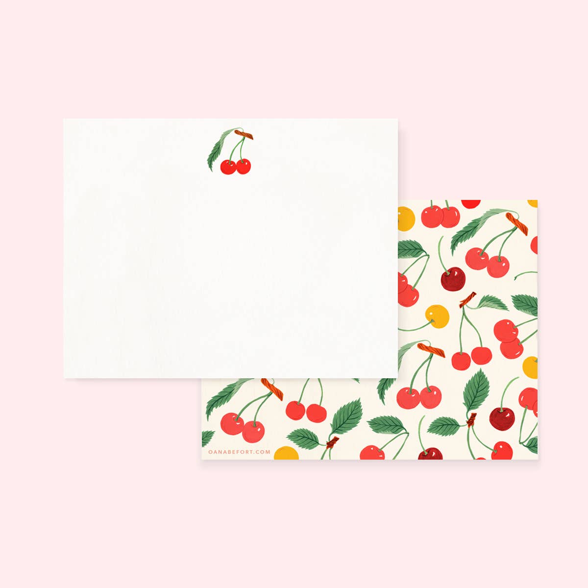 Botanica Paper Co. - CHERRY | Notecards (Set of 4)