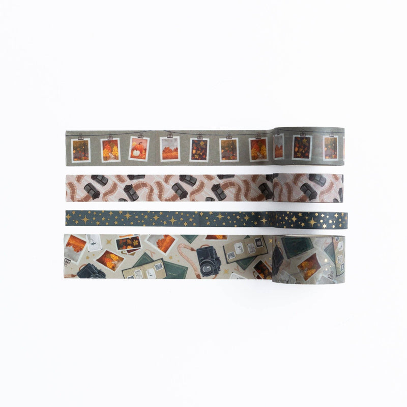 Archer and Olive - VINTAGE CAMERA | Washi Tape Set