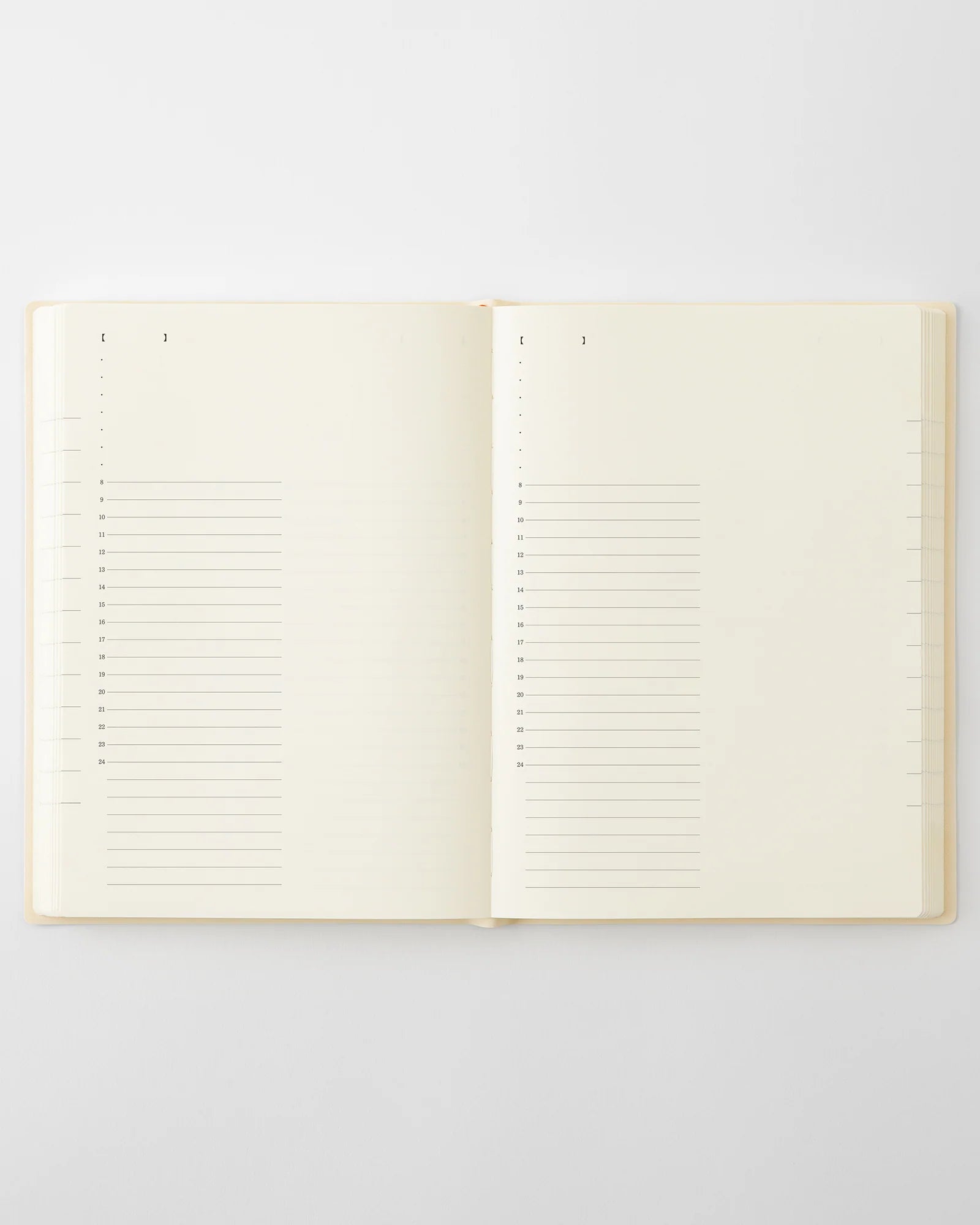 Midori - 2027 1-DAY-1-PAGE (A5 or A6) | MD Notebook Diary