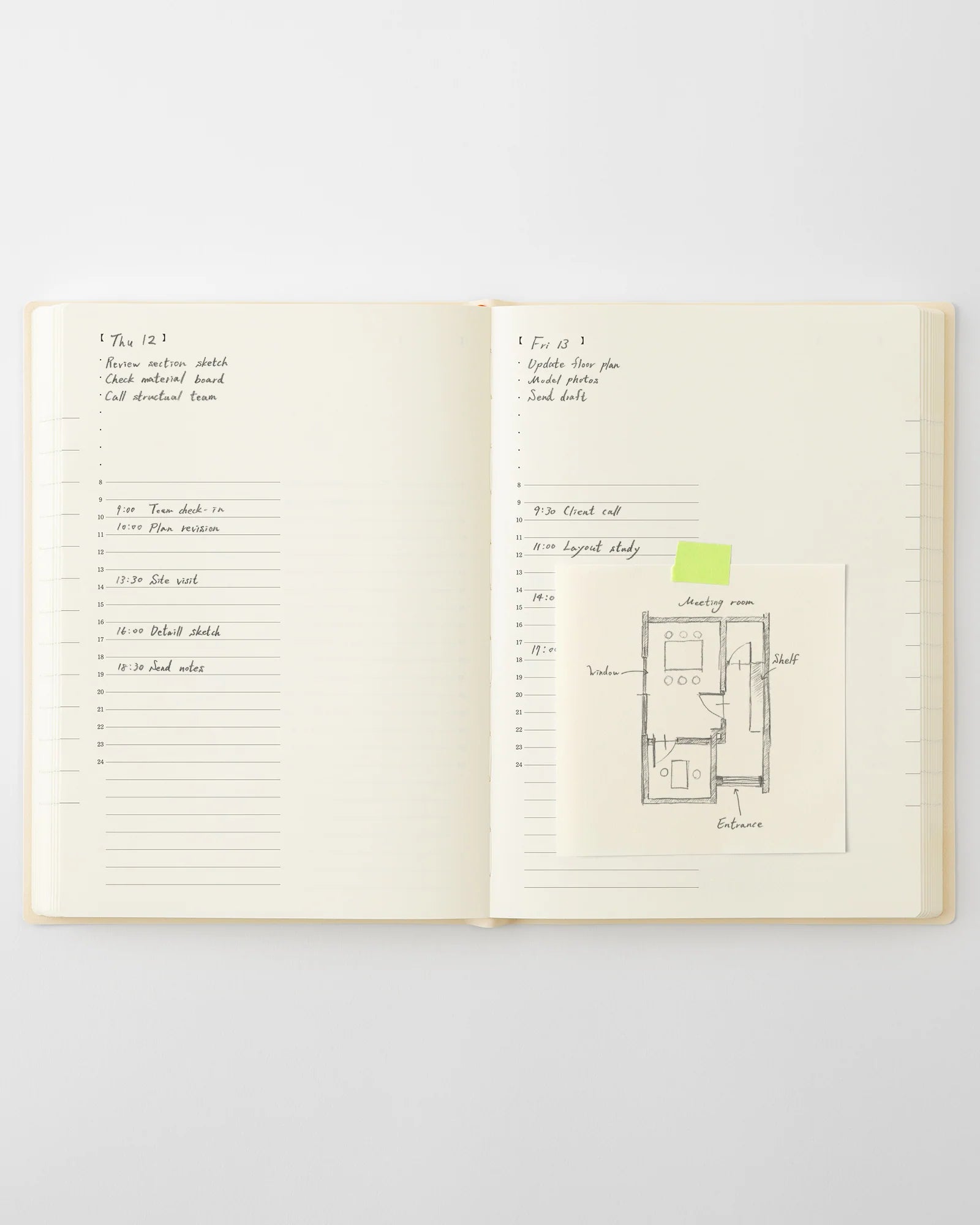 Midori - 2027 1-DAY-1-PAGE (A5 or A6) | MD Notebook Diary