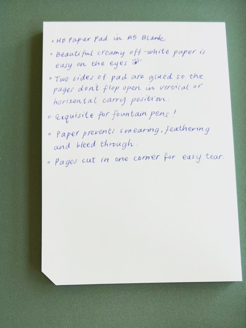 Midori MD A5 Blank Paper Pad