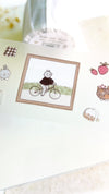 Kuboandlucy Stationery Co -  "Saturday at the Cafe" Kiss Cut P.E.T Tape